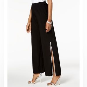 MSK Sequin Wide Leg Rhinestone Trim Pants (Macy’s)